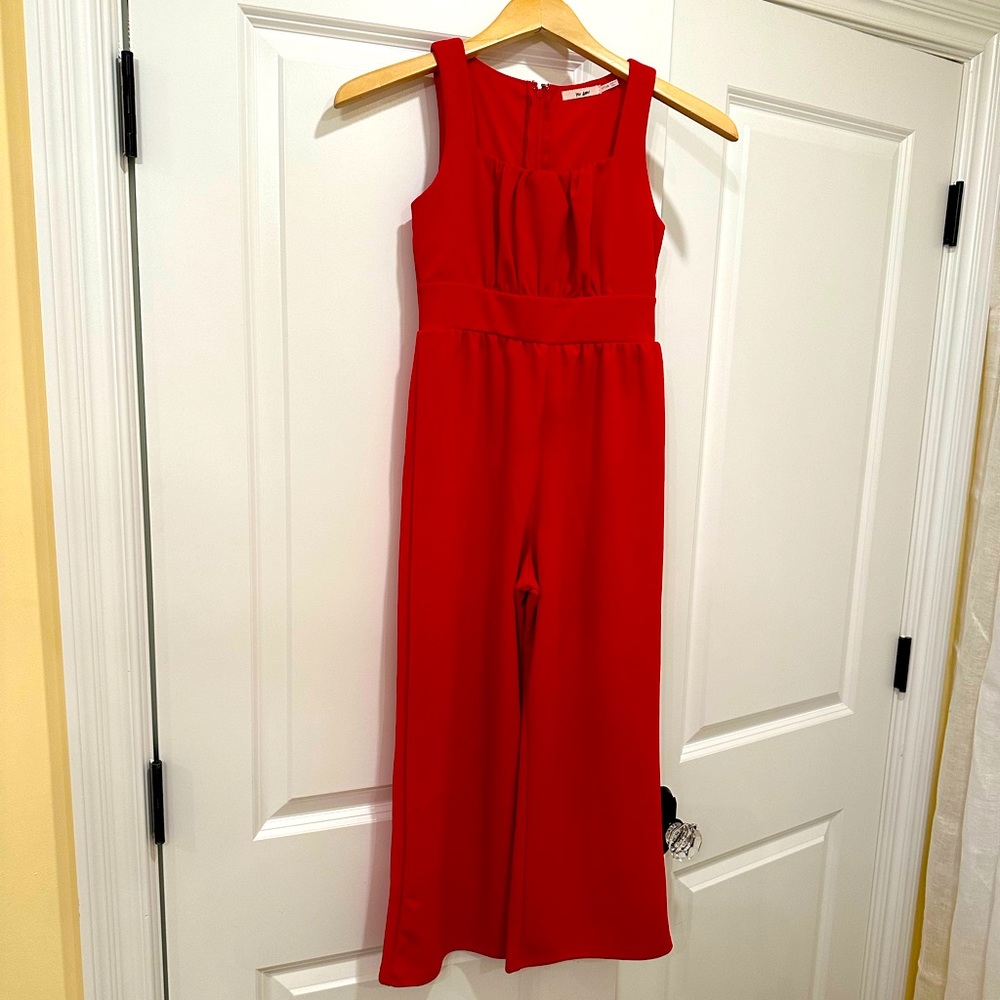 Mi Ami red girls jumpsuit red size youth 8